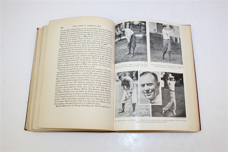 1936 'Fifty Years of American Golf' Ltd Ed Book Signed by Author H. B. Martin to USGA 25/355 - ROBERT SOMMERS COLLECTION