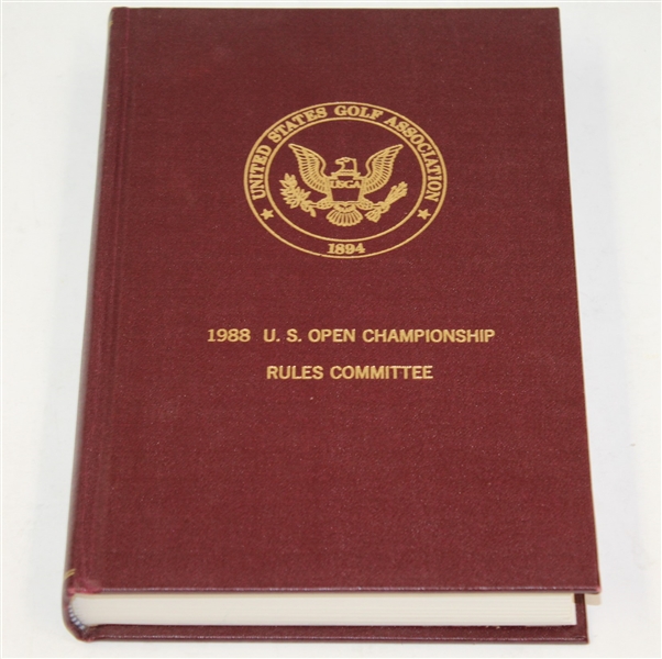 1988 The US Open: Golf's Ultimate Challenge by Robert Sommers -ROBERT SOMMERS COLLECTION