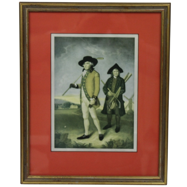 Blackheath Golfer's Framed Print with Facsimile Signature -ROBERT SOMMERS COLLECTION