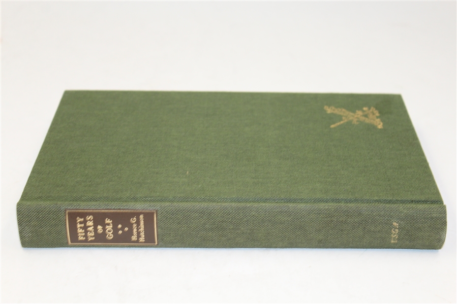 'Fifty Years of Golf' by Horace G. Hutchinson Ltd Ed USGA Re-print with Slip Case -ROBERT SOMMERS COLLECTION