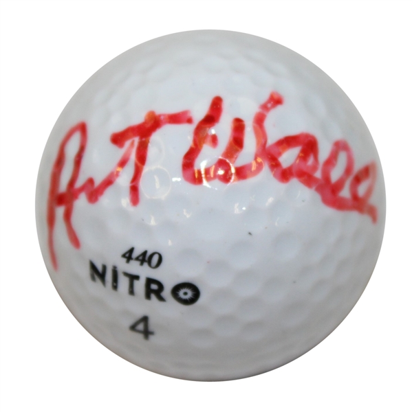 Art Wall Signed Nitro Golf Ball JSA ALOA