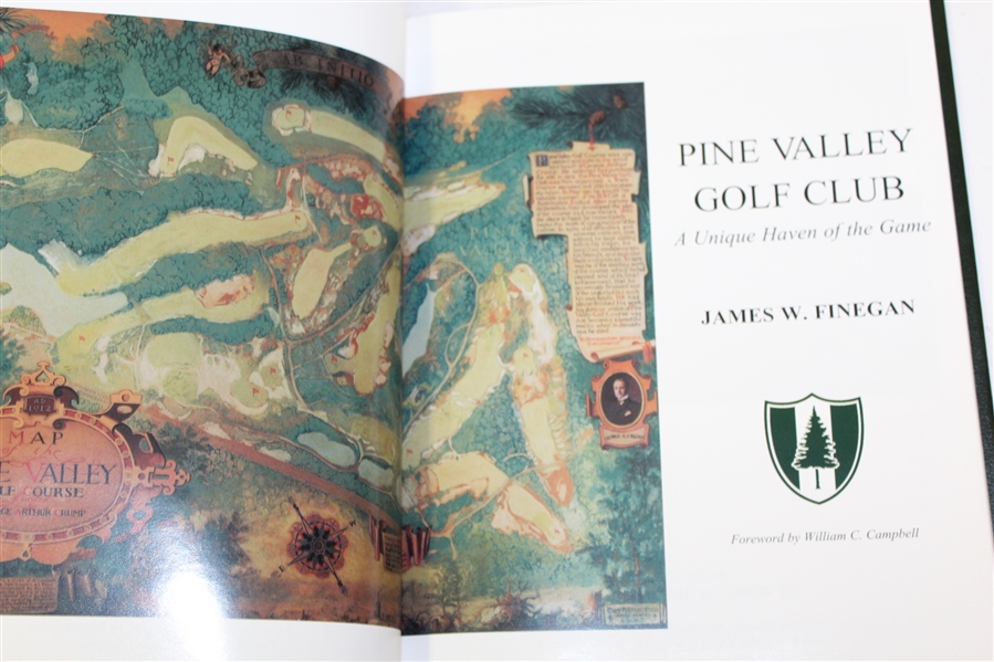'Pine Valley Golf Club - A Unique Haven of the Game' Book by James Finegan with Slip Case