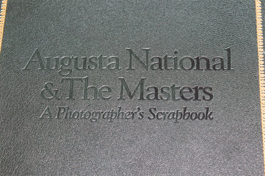 'Augusta National & The Masters: A Photographer's Scrapbook' Ltd Ed Signed by Frank Christian JSA ALOA