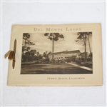 Vintage Del Monte Lodge at Pebble Beach, Ca. Brochure