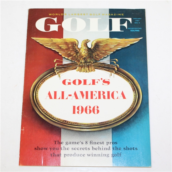 1966 Golf Magazine All America Press Kit - Three News Releases, Magazine, and Photo Sheet