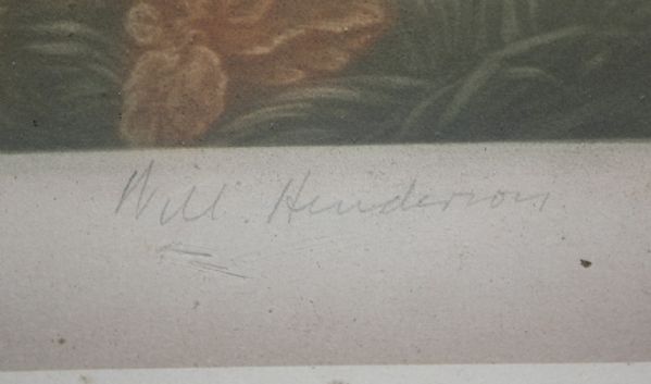 'The Blackheath Golfer' Print Signed by Engraver Will Henderson 