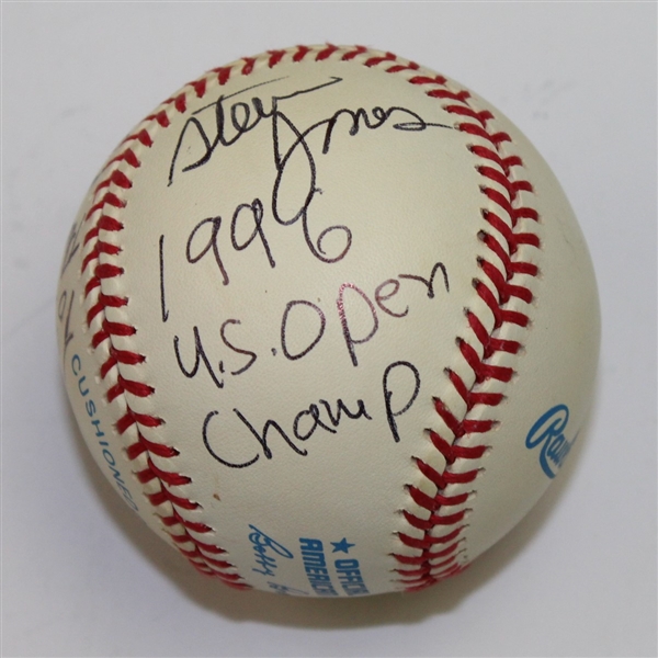 Sparky Anderson (BB HoFer) & Steve Jones Signed Baseball with Golf Inscription - Steve Jones Collection JSA ALOA