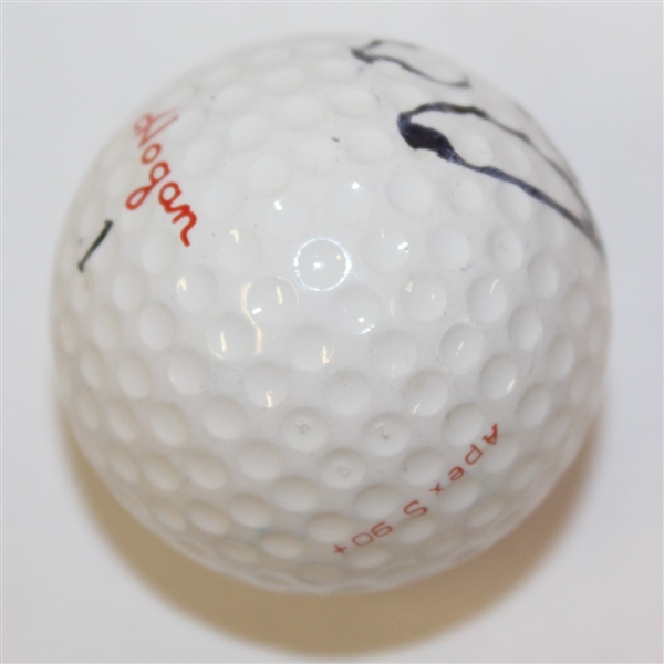 Lee Trevino Signed 'Hogan' Logo Golf Ball JSA ALOA