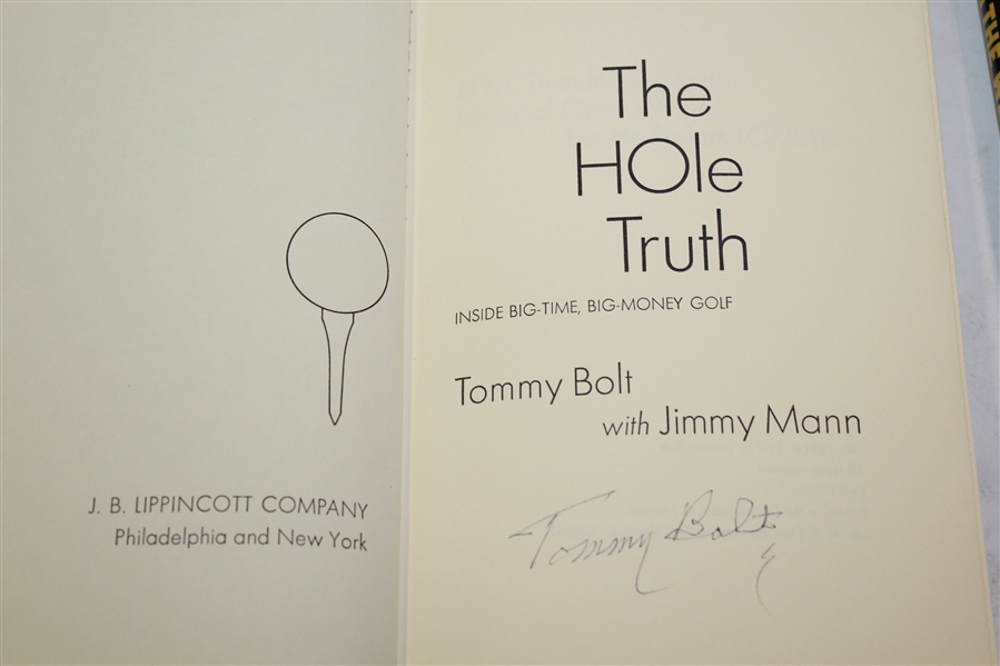 Tommy Bolt & Craig Stadler Signed Books JSA ALOA