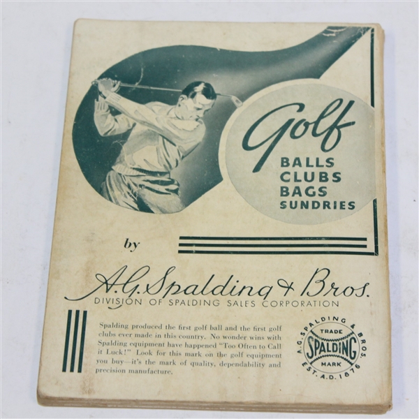 1935 'How I Play Golf' by Bobby Jones - Spalding Athletic Library - Roth Collection