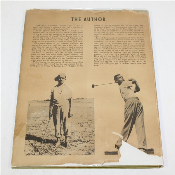 1940 'The Secret to Par Golf' Book by Dick Metz - Roth Collection