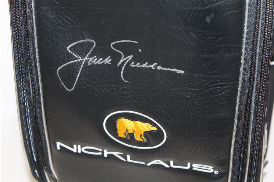 Jack Nicklaus Signed Nicklaus Golf Bag JSA ALOA