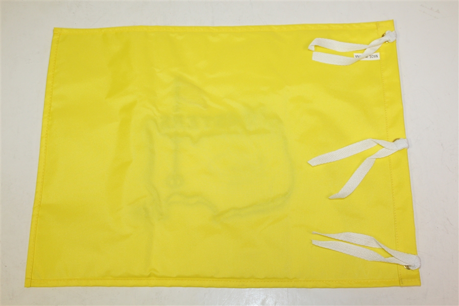 Ian Woosnam Signed Undated Masters Embroidered Flag with Year Won JSA ALOA