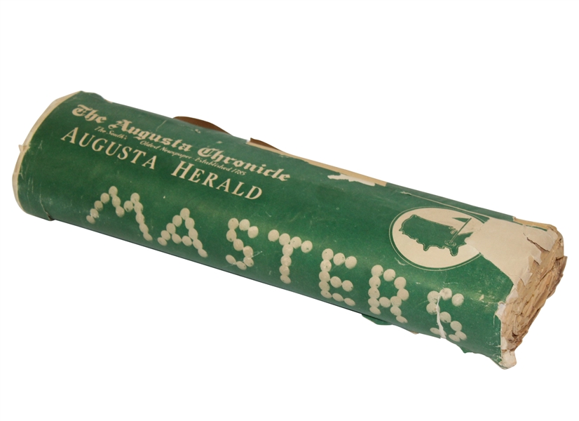 1962 Augusta Chronicle Masters Edition Newspaper - Palmer Win