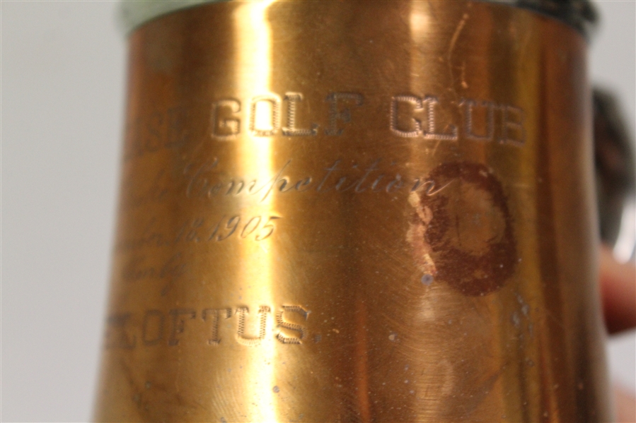 1905 Chevy Chase Golf Club Handicap Cup Won by E.H. Loftus - Nov.18 - Roth Collection