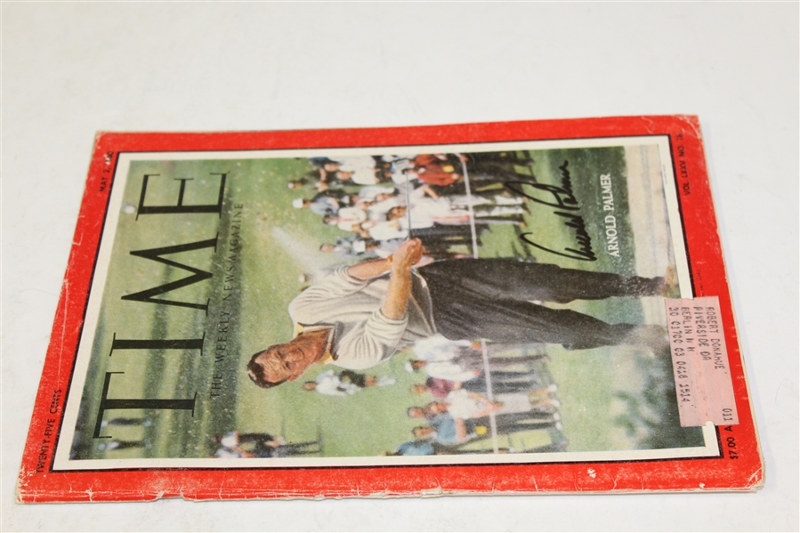 Arnold Palmer Signed 1960 TIME Magazine - May 2nd JSA ALOA