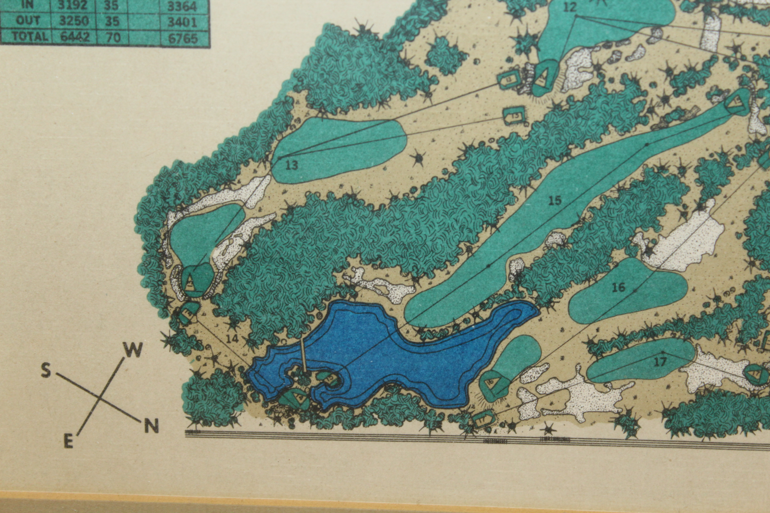 Lot Detail - Pine Valley Colf Glub Classic Aerial Map of ...