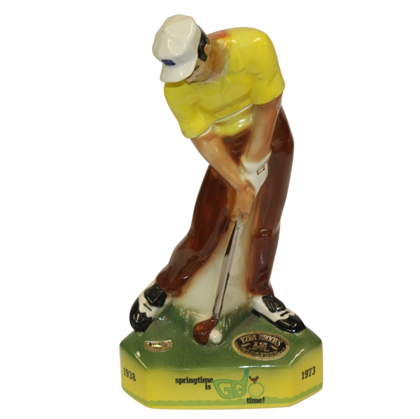 1973 Greater Greensboro Open Commemorative Porcelain Golfer Decanter