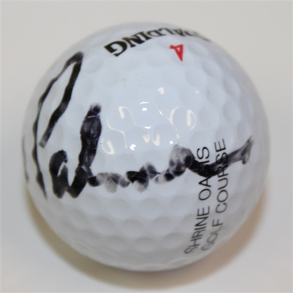 Arnold Palmer Signed 1995 Shrine Oasis GC Ground Breaking Golf Ball JSA ALOA