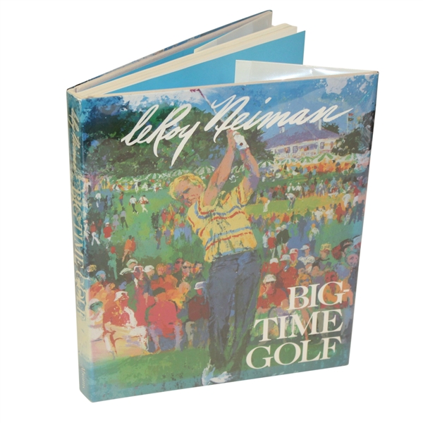 'Big Time Golf' Book Signed by Author LeRoy Neiman JSA ALOA