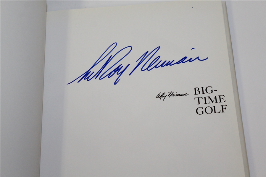 'Big Time Golf' Book Signed by Author LeRoy Neiman JSA ALOA