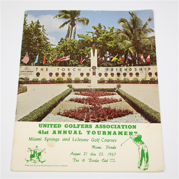 1967 United Golfers Association Program (African American Golfers Tour)