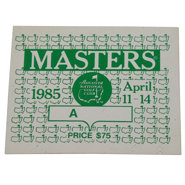 1985 Masters Series Badge - Unstamped & Uncut - Seldom Seen