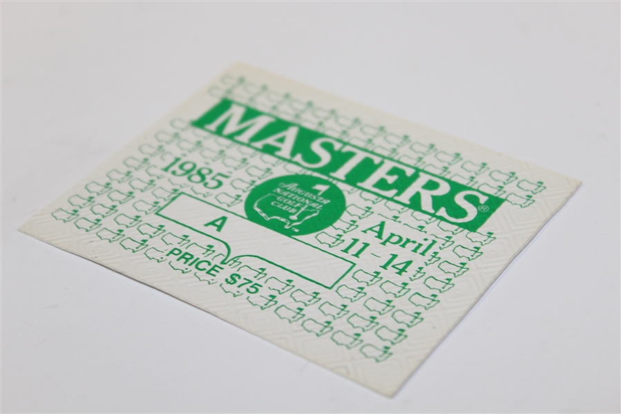1985 Masters Series Badge - Unstamped & Uncut - Seldom Seen