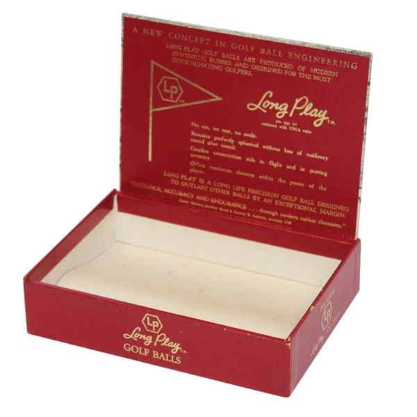 LP Long Play Dozen Golf Balls Box Only - Roth Collection