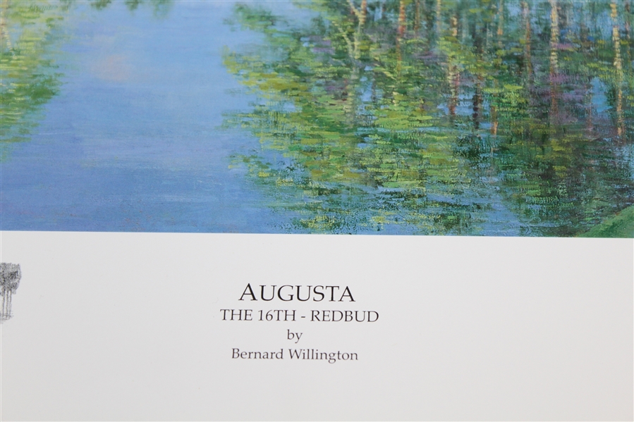 'Augusta - The 16th - Redbud' Ltd Ed Print Signed by Artist Bernard Willington