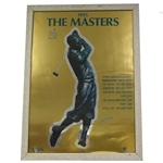Japan 1995 Masters TBS Silverfoil Poster with Bob Jones on Cover - Framed