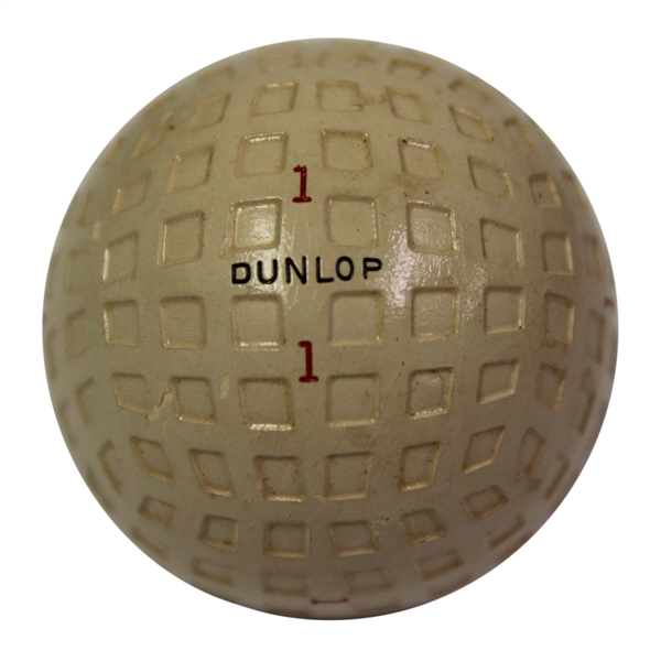 Classic Dunlop 1 Square Mesh Pattern Golf Ball