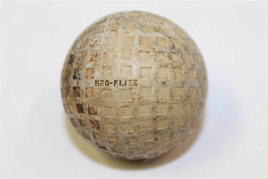 Classic Spalding Kro-Flite Square Mesh Pattern Golf Ball