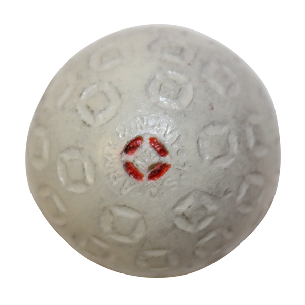 1910 Army & Navy CSL All Paint Golf Ball - Hexagonal Mark Inside