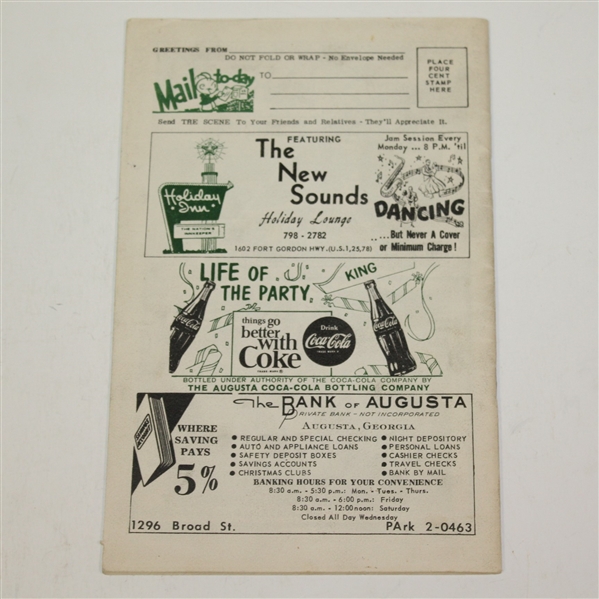 Hogan, Demaret, Snead, Nelson, and Others Signed 1965 'The Scene' Augusta Magazine JSA ALOA