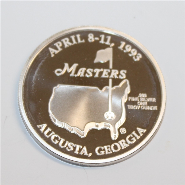 1993 Masters Troy Ounce Silver Coin - First in Series with Original Box