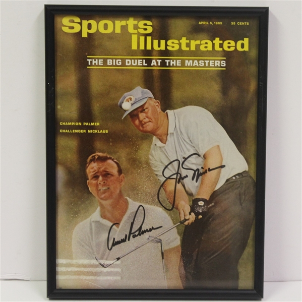 Arnold Palmer & Jack Nicklaus Dual Signed April 5, 1965 Sports Illustrated JSA ALOA