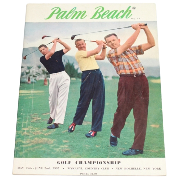 1957 Palm Beach Championship Program - Sam Snead Winner