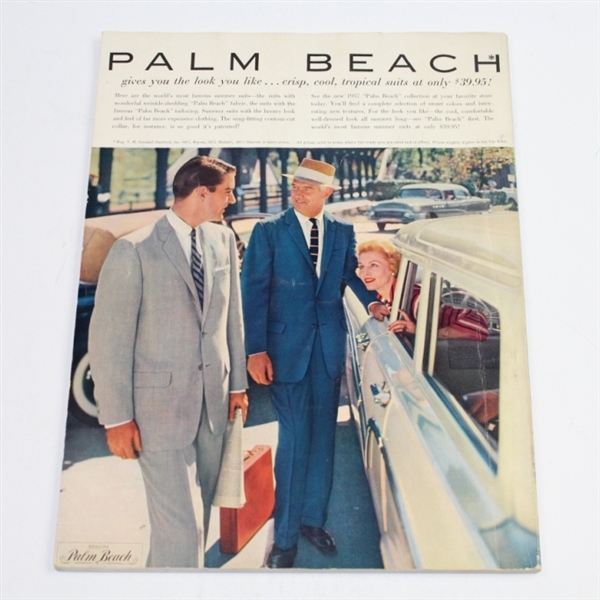 1957 Palm Beach Championship Program - Sam Snead Winner