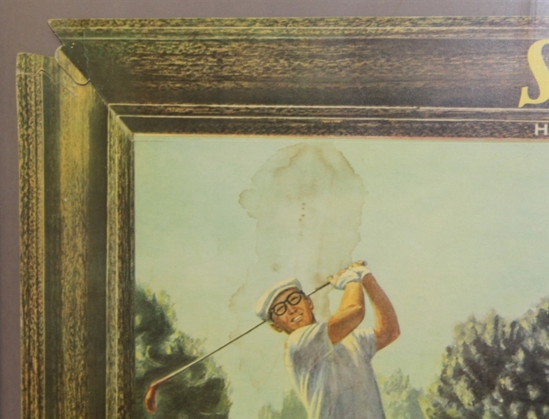Jerry Barber Spalding 1961 PGA Champ Advertising Framed Piece