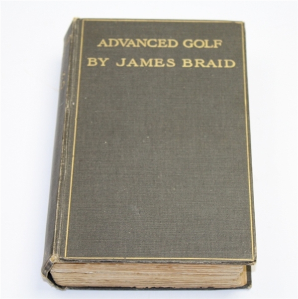 1909 'Advanced Golf' Golf Book by James Braid