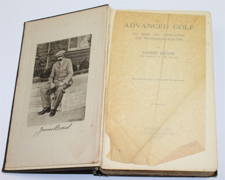 1909 'Advanced Golf' Golf Book by James Braid