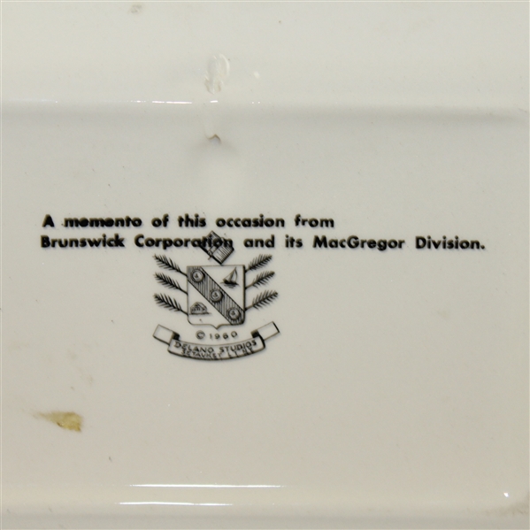 1960 Chick Evans Jr Testimonial Dinner Ash Tray - Roth Collection