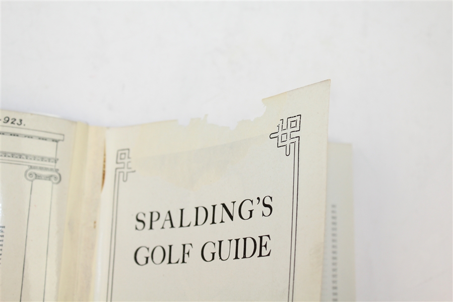 1932 Spalding Golf Guide How I Play Golf by Bobby Jones - Laminated Cover - Robert Sommers Collection