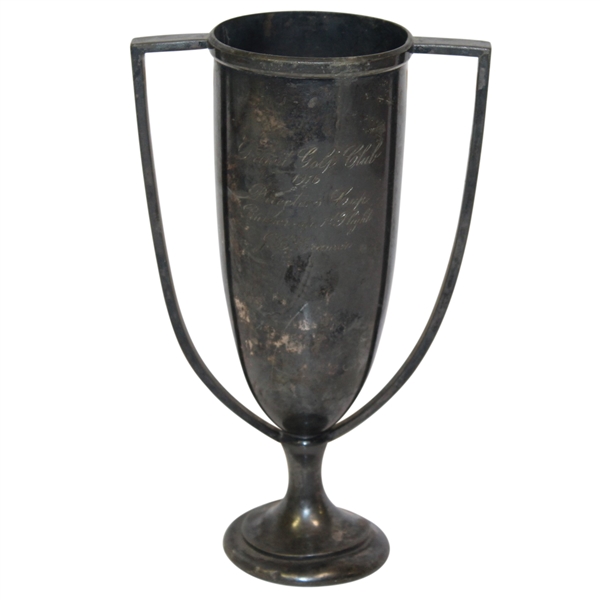 1916 Detroit Golf Club Director's Cup Runner-Up 1st Flight Trophy - J.L. Cramer - Roth Collection
