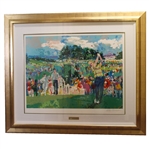 LeRoy Neiman Signed April at Augusta Art Piece from Personal Collection - Framed - JSA ALOA