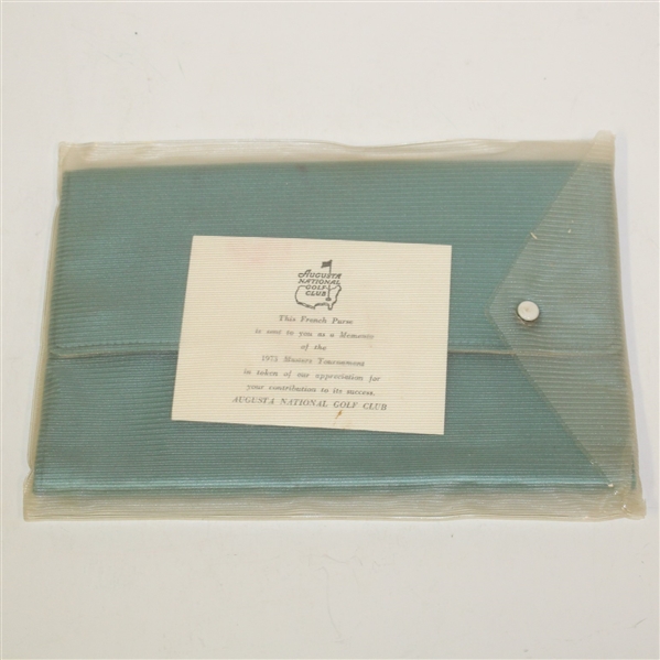 1973 Masters Tournament Member Gift - French Purse