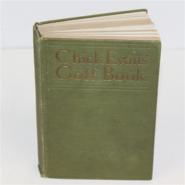 1921 'Chick Evans' Golf Book' 1st Edition with 65 Illustrations