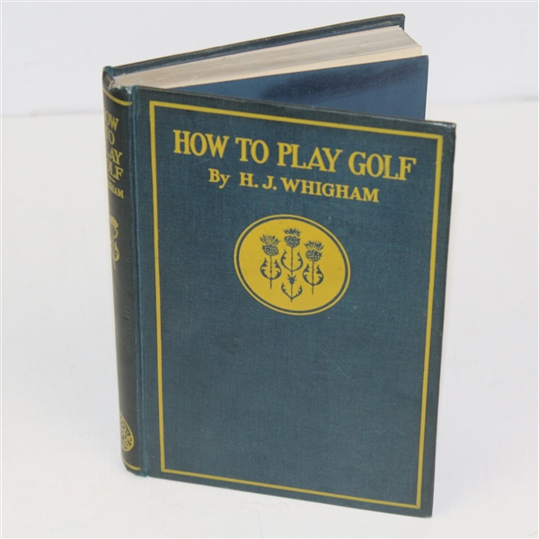 1902 'How to Play Golf' Book by H.J. Whigham
