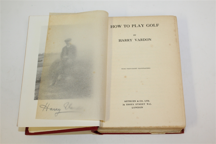 1912 'How to Play Golf' Book by Harry Vardon